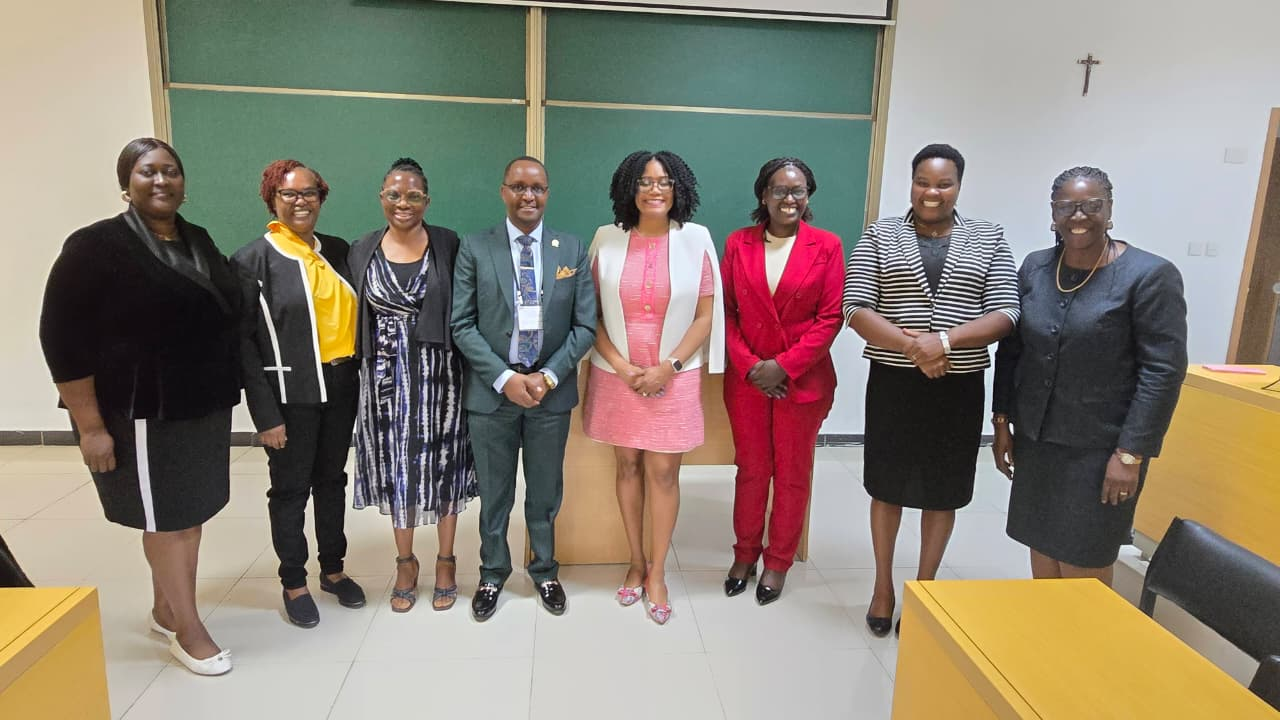 With participants after a mediation training programme