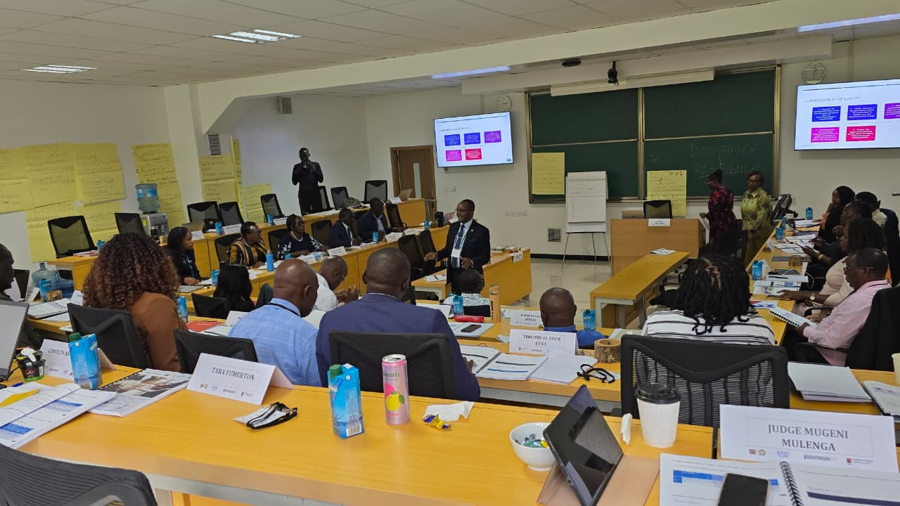 Facilitating a mediation training session with judicial officers and professionals