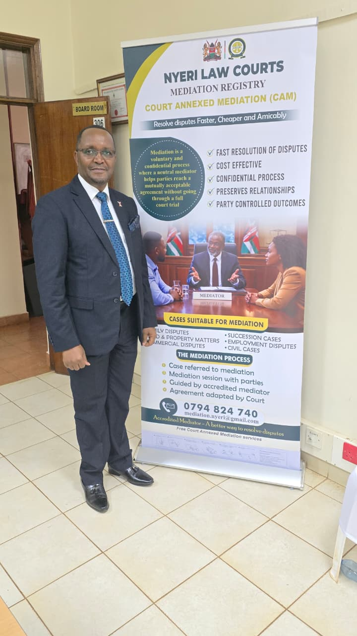 Supporting court-annexed mediation at the Nyeri Law Courts Mediation Registry